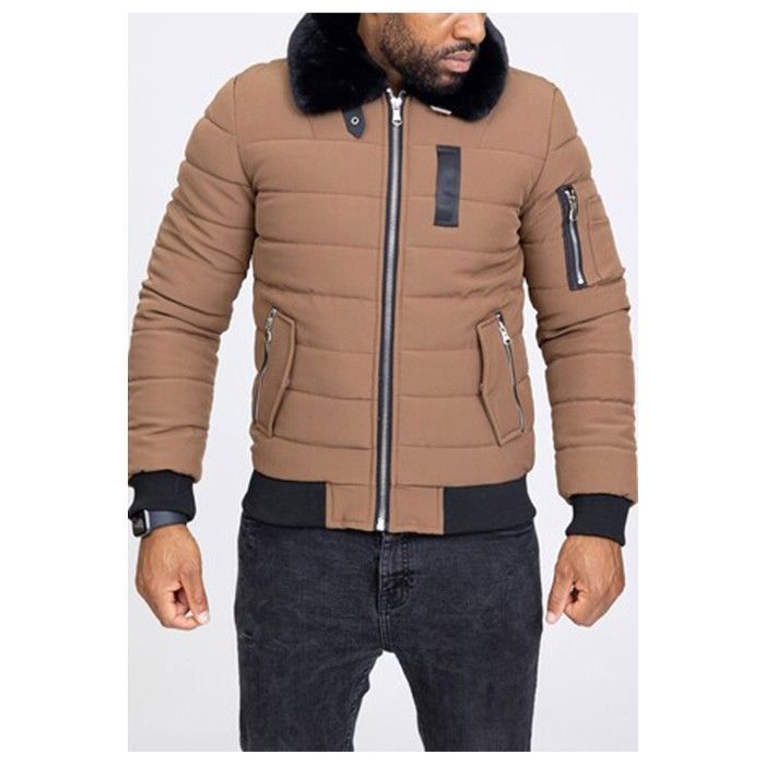 Doudoune sales homme beige