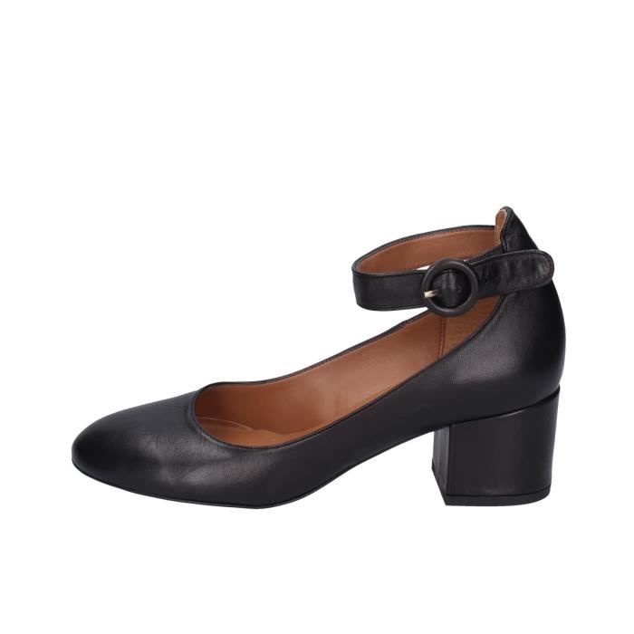 IL'LA Escarpins Femme Noir Cuir EZ473