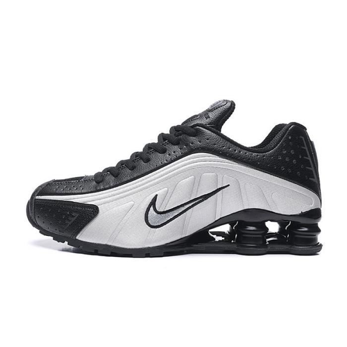 Basket NIKE SHOX R4 AUTREMENT Mixte Lacets Argent noir Nouveaux styles en magasin Argent noir Cdiscount Chaussures