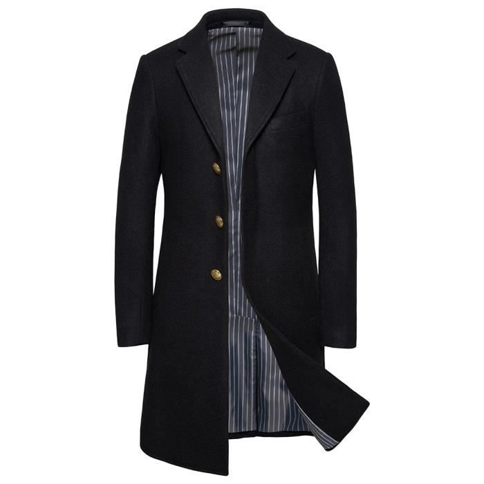Manteau long homme printemps clearance