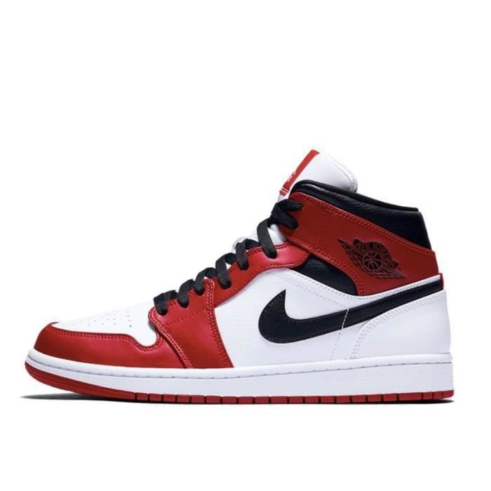 Jordan 1 mid chicago homme clearance