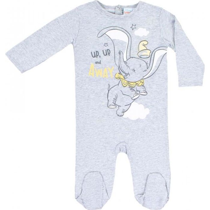 Disney Baby - Pyjama 100 % Coton Dumbo Gris - Cdiscount Prêt-à-Porter