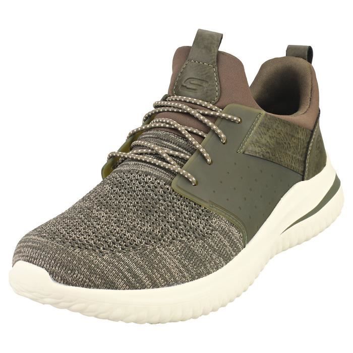 Baskets - Skechers - DELSON 3.0 CICADA - Homme - Vert