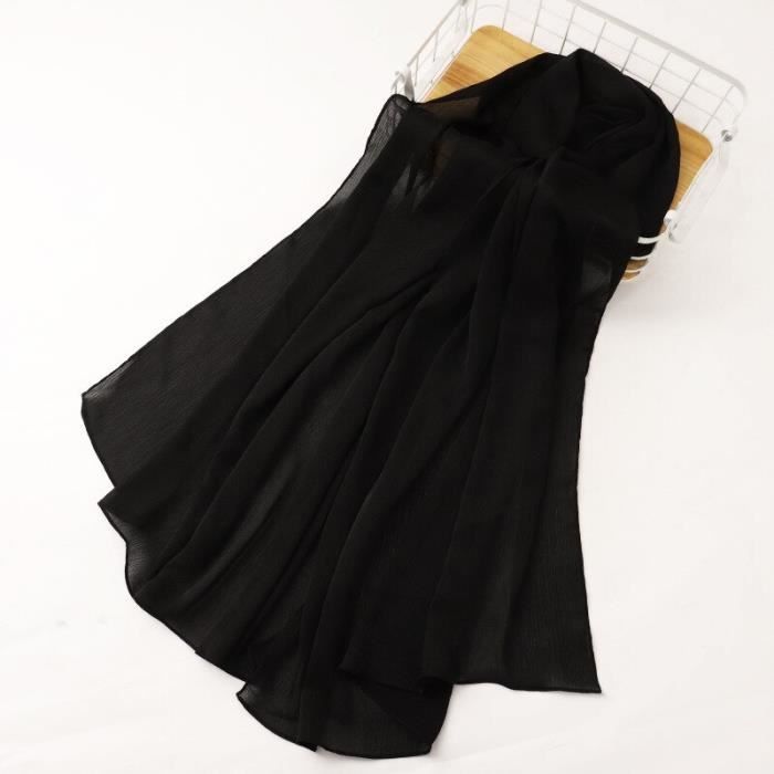 Yaqeen XL Khimar Triangle - Hijab Long En Crêpe Doux Pour Femme Musulmane - Chadors Robe De Prière - Écharpe Modeste