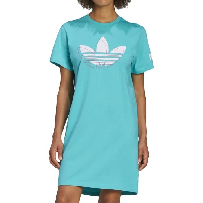 Robe Turquoise Femme Adidas HE2216 Turquoise Cdiscount Pret a Porter