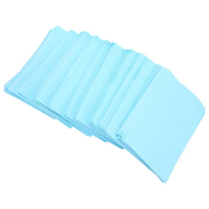 Lot De 50 Pinces à Bavoir Dentaires - Chaînes Plastique Pour Patient Ou Laboratoire - Neuf Sous Emballage