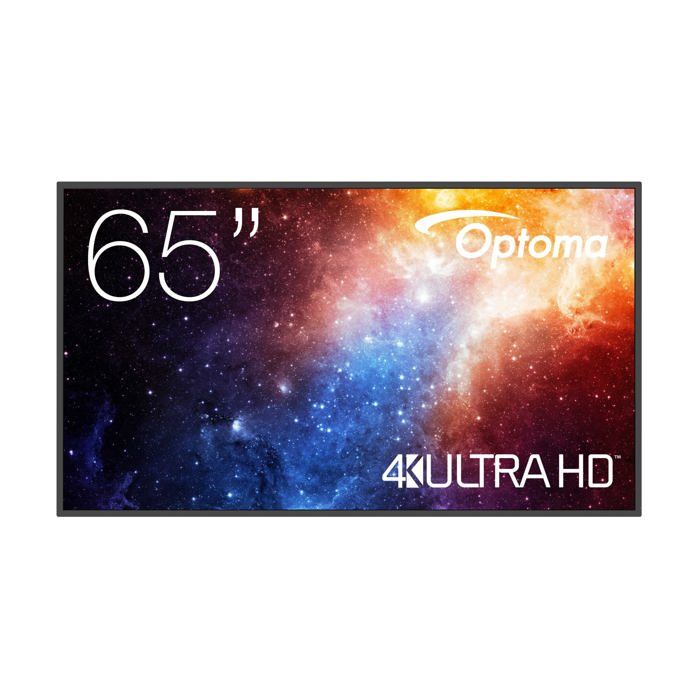 Optoma N3651K 65 N Series écran LCD rétro éclairé par LED affichage dynamiqueconférence 4K UHD 3840 x 2160 Direct LED - vue 2