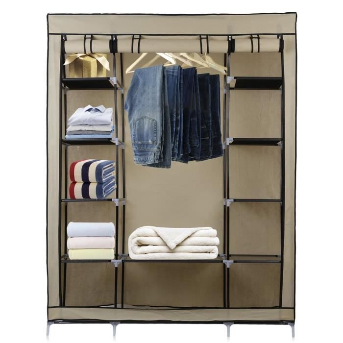 ARMOIRE DE RANGEMENT penderie vêtements dressing XXL EUR 229,00 - FR