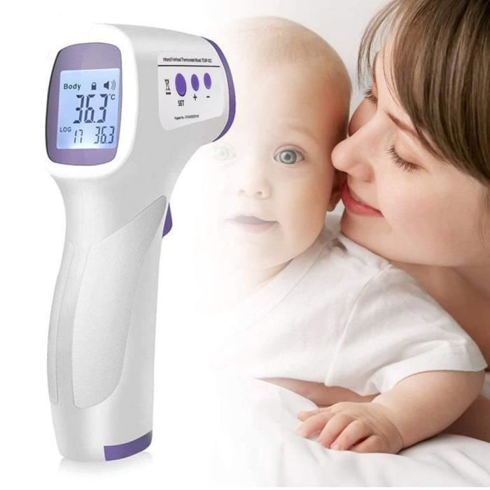 Thermometre Frontale Sans Contact Portable Infrarouge Metre De Haute Precision Des Degres Mesure Rapide Domestique Bebe Achat Vente Thermometre Bebe Cdiscount