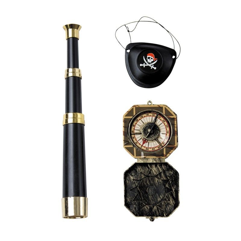 Boussole 12 Pièces Accessoires Pirates Pour Enfants Mini Accessoires  Accessoires De Plein Air Boussole Vintage Mousqueton Bou[H6803] - Cdiscount  Sport