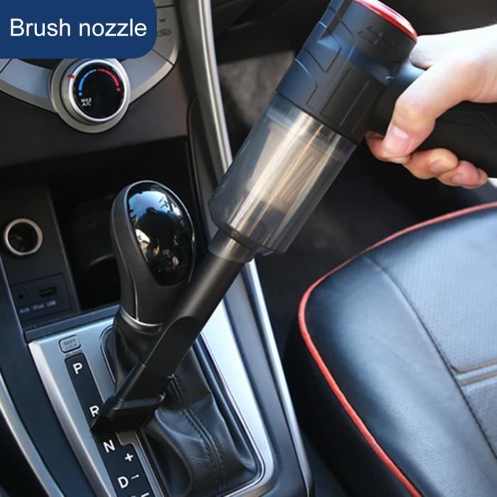 Aspirateur à Main Sans Fil 4 En 1 - 15000 Pa Puissant - 8000 MAh - Pour Voiture, Canapé, Maison - Noir