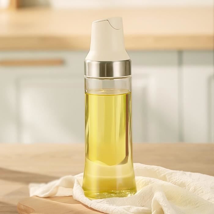 Cuisine Huilier et Vinaigrier Distributeur d'Huile d'Olive en Acier Inox 304 Bouteille d'Huile
