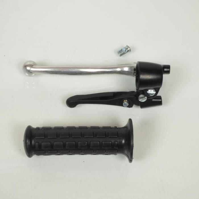 Cocotte droite et gauche + levier de frein long 17.5cm noir mobylette pour moto cyclo