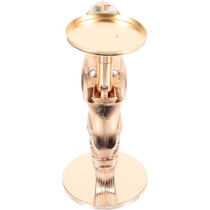 Paire De Bougeoirs Muraux Suspendus En Fer Noir - Plateau 9 Cm - 37x13 Cm - Décoration Maison Mariage Fête - Avec Vis