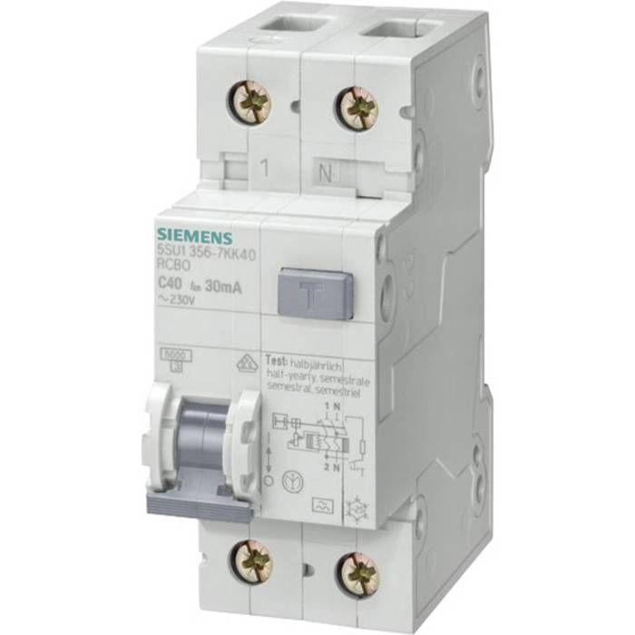 Disjoncteur différentiel SIEMENS 1 pôle 30 mA Type C
