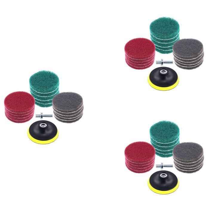 Lot De 10 Tampons Jex Avec Savon Intégré - Laine D'acier Pour Nettoyage Vaisselle, Four, Plaques - Doux, Sans Rayure, Facile à Utiliser - 9