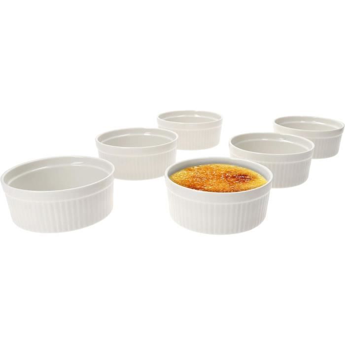 Ramequins blancs 95mm Olympia (Lot de 6)