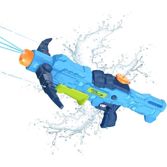Pistolet à Eau Dinosaure 600ml - Portée 6-10m | Jouet Enfant Plage Piscine