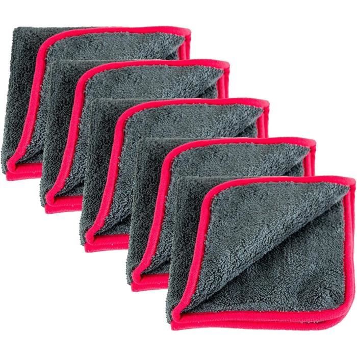Lot De 5 Chiffons Microfibre Pour Pétanque - Nettoyage Boules, Absorption Maximale