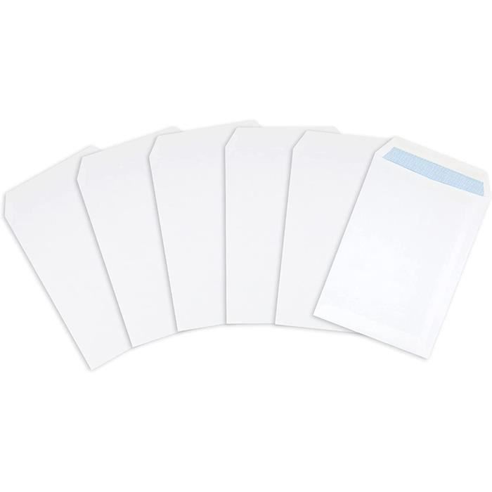 Lot De 500 Enveloppes Portefeuille Blanches Auto-scellantes Blake 7772 - Neuf Pour Bureau