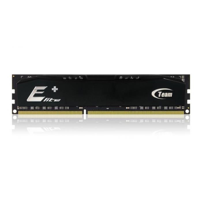 2 Go Barrette de RAM Team Elite Plus Black DDR3 PC3-10666 1333MHz (9-9 ...