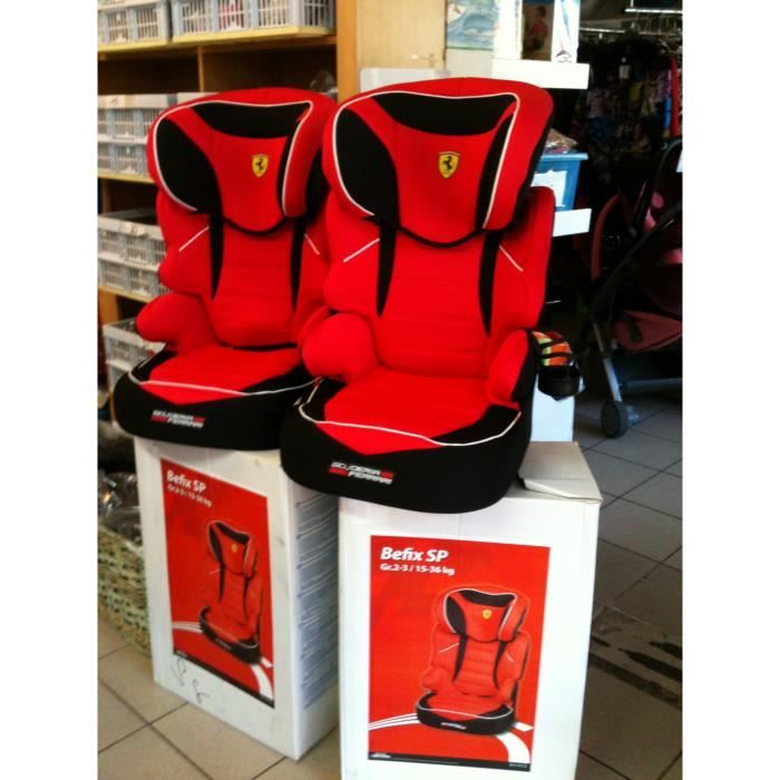 siege auto ferrari groupe 1 2 3 isofix