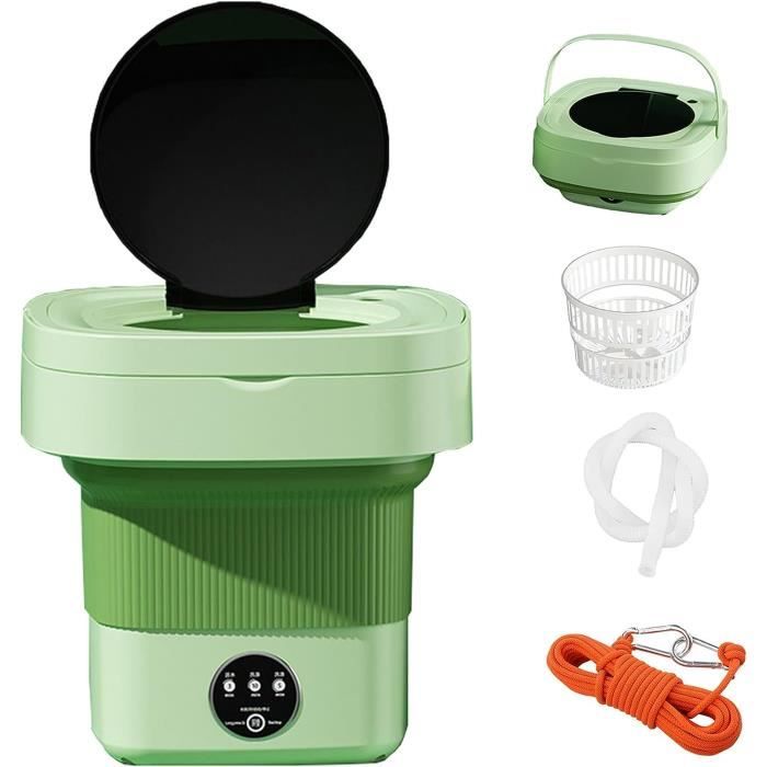 Machine À Laver Portable Blue Light, Lave Linge Pour Etudiant, Petite Machine À Laver Electrique