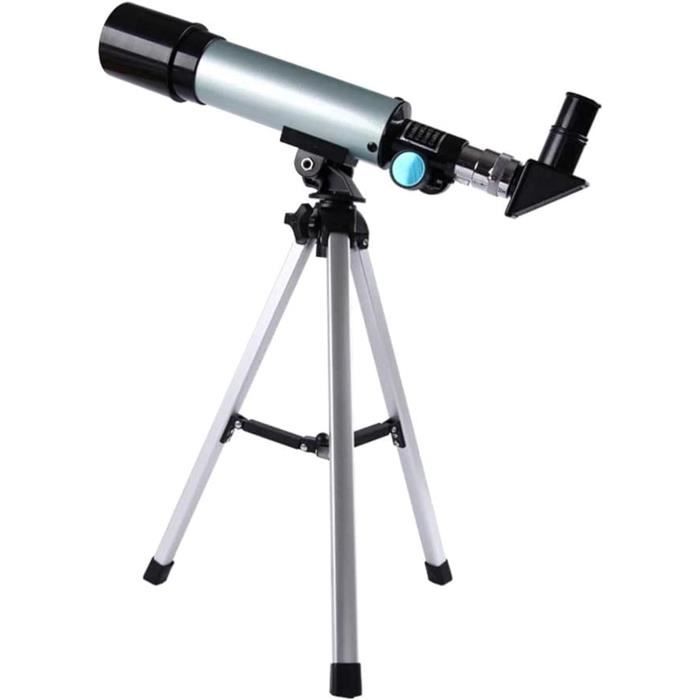 Acheter Télescope antique en cuir noir, support en bois, télescopes marins royaux