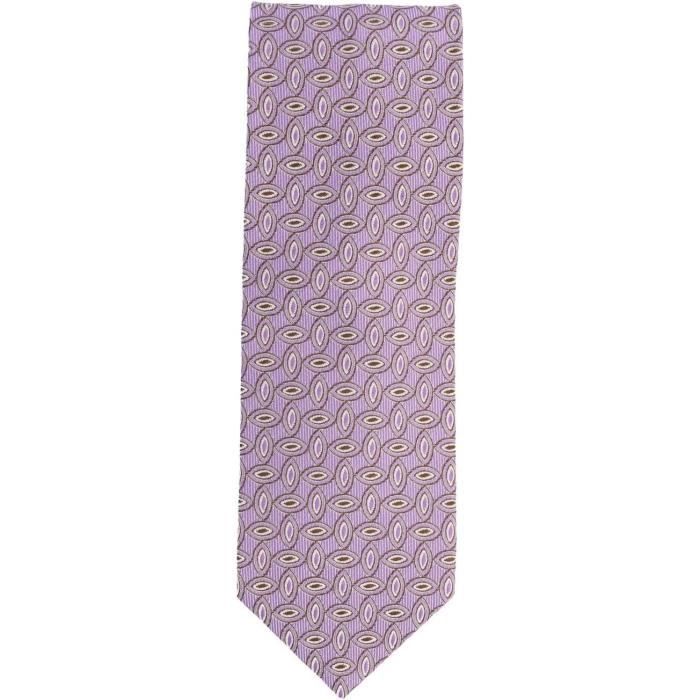 Oblique Unique® Cravate Slim Pour Homme - Violet - Fine Et