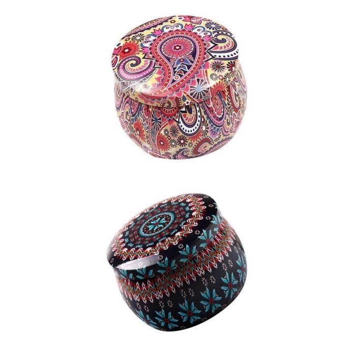 Lot De 3 Boîtes En Fer à Biscuits De Noël - Motifs Variés (Père Noël, Sapin, Ours) - 18x14,5x7cm