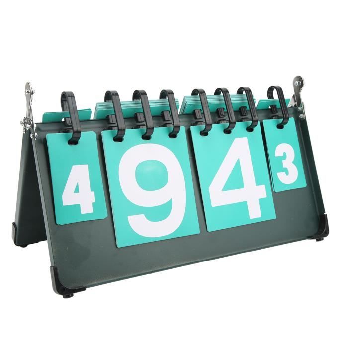 Jadeshay – Tableau De Marqueur De Score Portable à 4 Chiffres, Pour Basket, Foot, Tennis De Table, Affichage Clair Et Stable