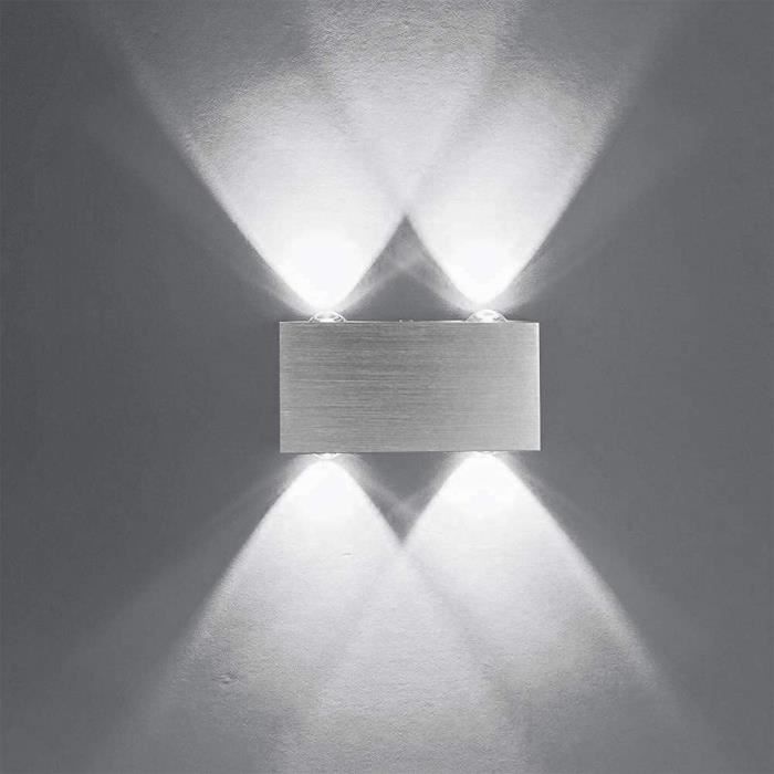 Applique Murale LED Intérieure 4W MINI Lampe Originale Moderne Créatif Éclairage Design Lumiaire Décorative Aluminium Blanc Froid Applique Murale LED Intérieure 4W MINI Lampe Originale Moderne Créatif Éclairage Design Lumiaire Décorative Aluminium Blanc Froid