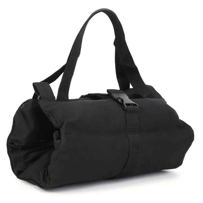 YOSOO sac à roulettes Sac à outils d'électricien pratique durable noir  largement utilisé, organisateur de sac à bricolage (vide)