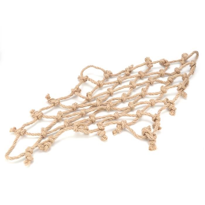 Filet D'Escalade Enfant 1x3m Polyamide Résistant – Aire De Jeux Cabane Arbre Jardin Extérieur
