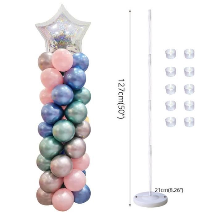 1Set Balloon Column -Colonne de ballons pour fête d'anniversaire pour ...