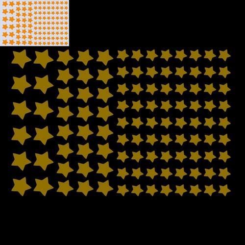 Étoiles Fluorescentes Autocollantes Pour Plafond Et Murs - 100 Pièces, 3 Cm, Brillent Dans Le Noir, Décoration Chambre Sans Traces