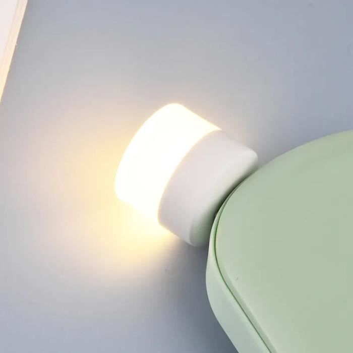 Lampe De Lecture Mignonne 3D - Veilleuse Personnage Livre, Blanc, Décoration Chambre Ou Halloween