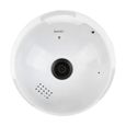 Caméra IP sans fil ZJCHAO - Contrôle Téléphone WiFi - Vision 360° - Lumière Blanche - 128 Go Carte-1