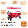 Chariot de transport - FUXTEC City Cruiser - Rouge - pliable charge 75 kg-1