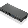 LENOVO Station d'accueil USB Type C pour Notebook - 3 x Ports USB - 1 x USB 2.0 - Réseau (RJ-45) - HDMI - VGA - Filaire-1