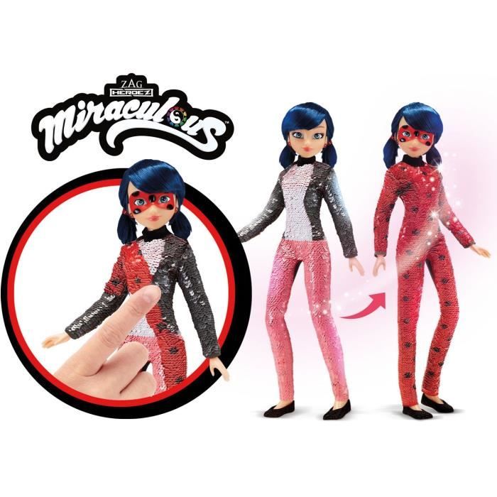 BANDAI Poupée articulée Ladydragon Miraculous World : Shanghai