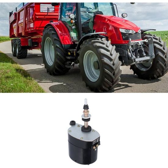 Moteur D'Essuie-Glace WNSC 12V Universel Pour Tracteurs - Champ 105° Avec Interrupteur