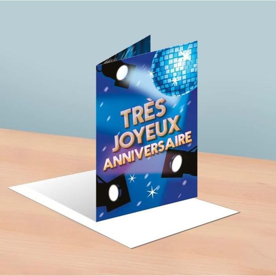 Carte Musicale Anniversaire Party Rock Anthem Draeger Paris Cdiscount Beaux Arts Et Loisirs Creatifs