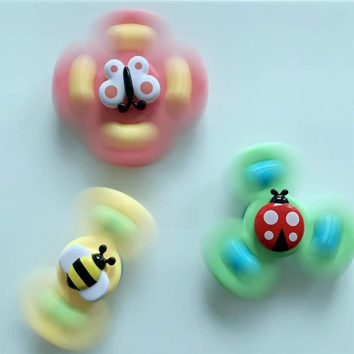 Baby Hand Spinners - Jouets rotatifs à Ventouse - Jouet d'éveil et de Bain  pour bébé - Dès 10 Mois - Cdiscount Jeux - Jouets