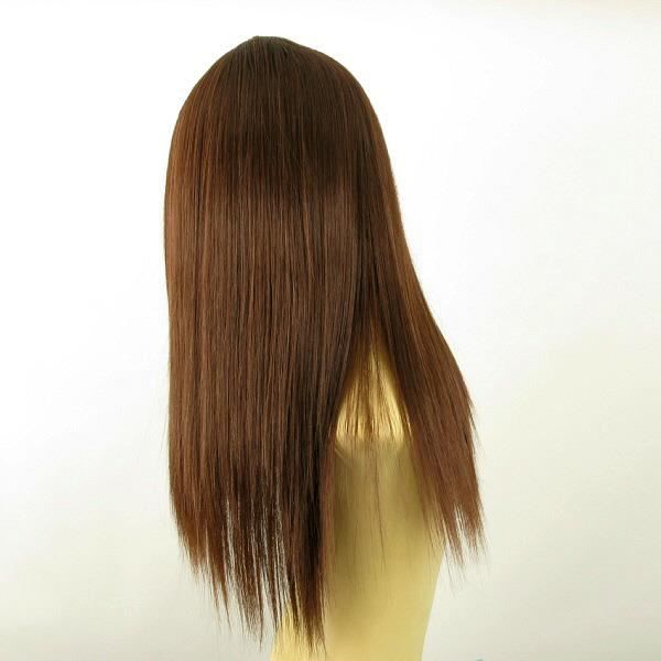 Perruque Femme Longue Châtain Cuivré – Modèle Jennifer 31, Synthétique, Neuve