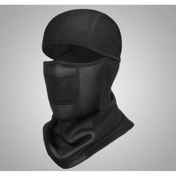 Becellen Cagoule Moto Noir Multifonction - Balaclava Respirante Anti-UV Et Réfléchissante