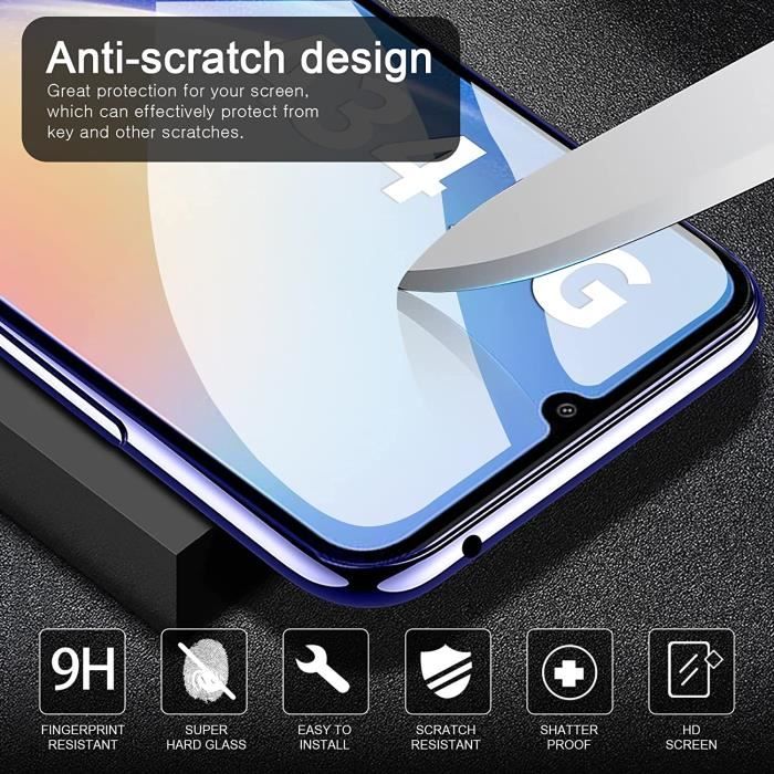 Coque Pour Samsung Galaxy A34 5G 6.6 Transparent avec 2 Pièces Verre  Trempé, Étui de Mince Souple TPU Silicone Antichoc cover case - Cdiscount  Téléphonie