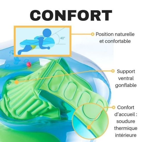 Bouee Bebe Bouee Enfant De 12 A 30 Mois Avec Maintien Entrejambe Pour Apprentissage De La Natation Taille 2 De 10 A 15 Kg Cdiscount Jeux Jouets