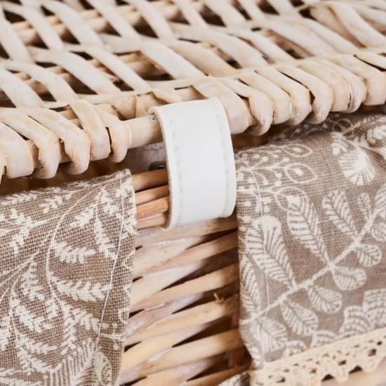 Panier De Rangement En Osier Avec Couvercles, Panier En Jonc De Mer, Boîte En Tissés