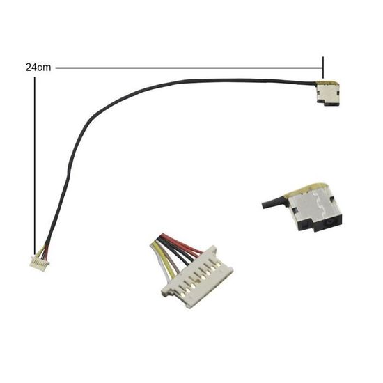 Prise d'alimentation cc pour ordinateur portable HP Pavilion, 1-50 pièces, Original, pour ENVY 14 15 17 17-e TPN-Q1 TPN-L1 245 G2, prise de remplacement  7